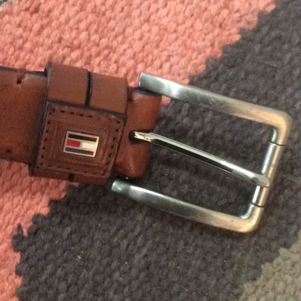 Brown leather Hilfiger Belt